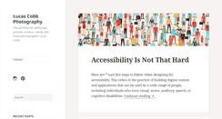 Desktop Screenshot of lucascobb.com
