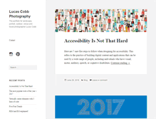 Tablet Screenshot of lucascobb.com